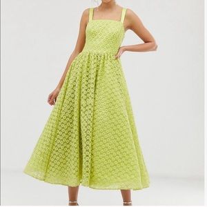 ASOS Dolly & Delicious Square Neck Tulle Gown